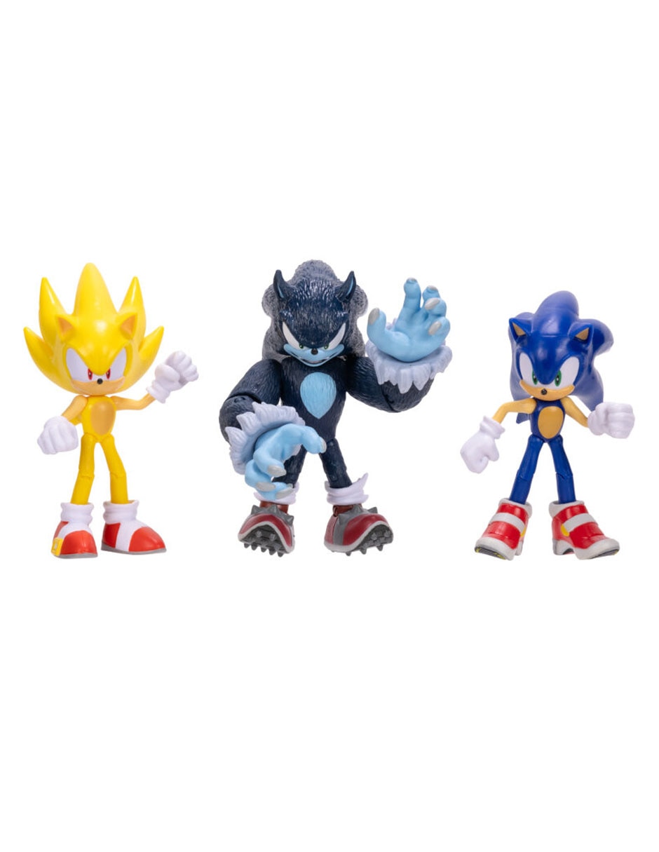 Set figuras acción articulada Sonic The Hedgehog Movie Collection 4
