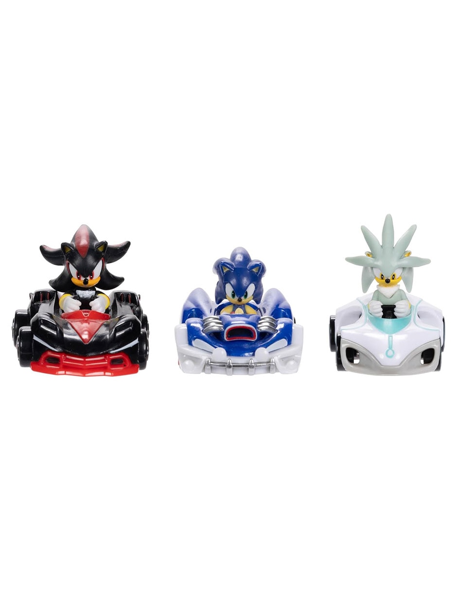 Figura de acción Sonic Sonic, Silver y Shadow collectors