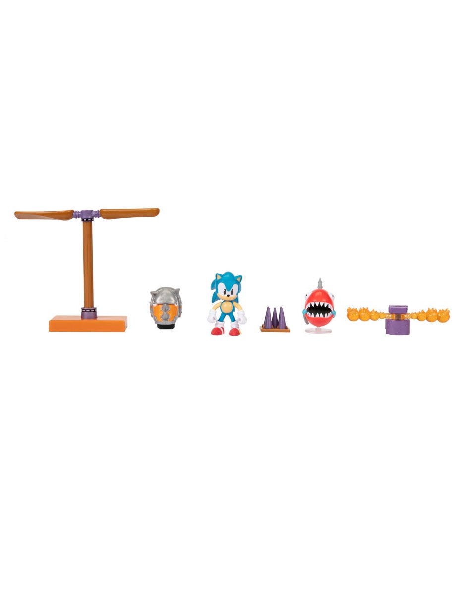 Set figuras acción articulada Sonic Boom Sonic The Hedgehog collectors con movimiento