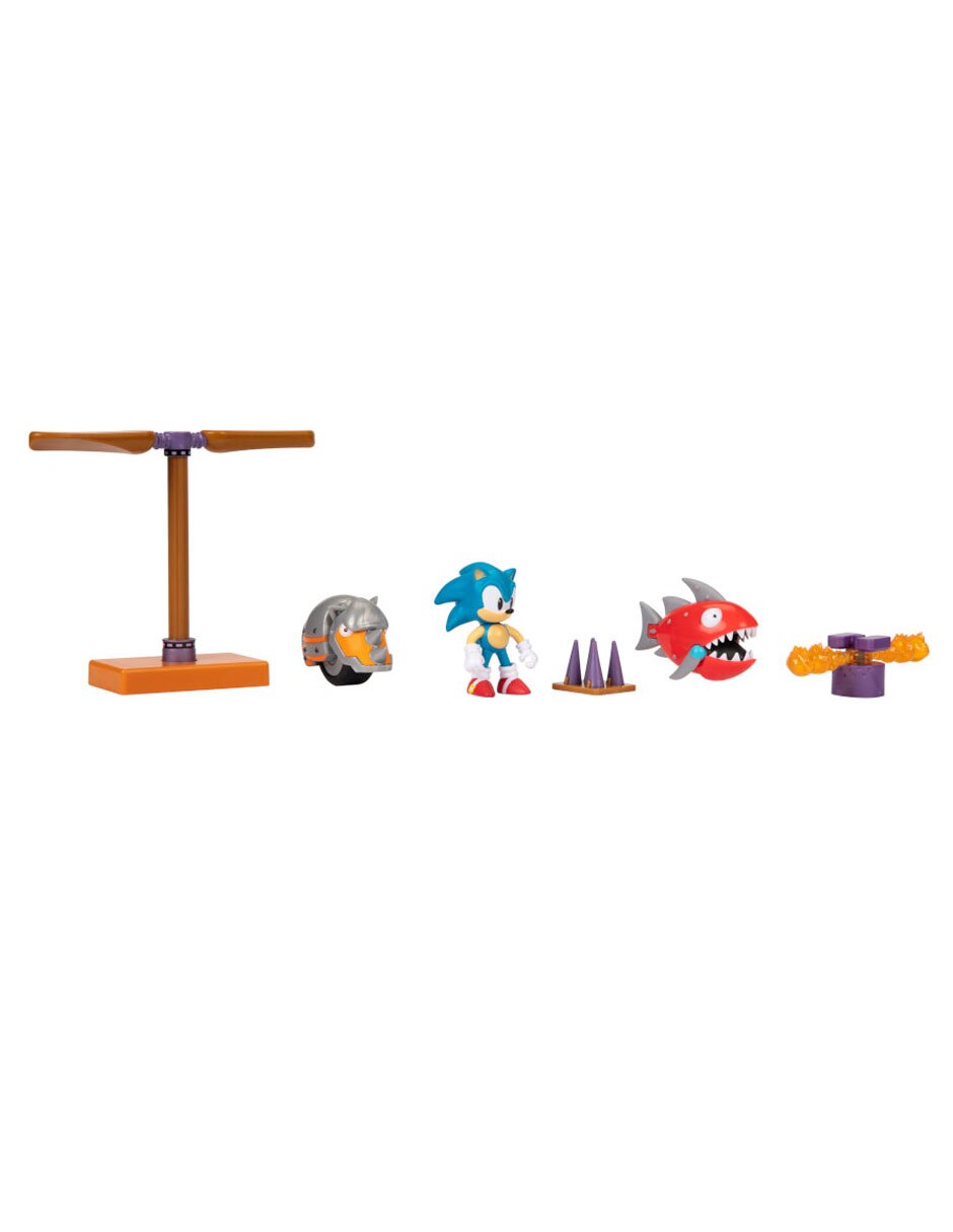 Set figuras acción articulada Sonic Boom Sonic The Hedgehog collectors con movimiento 6