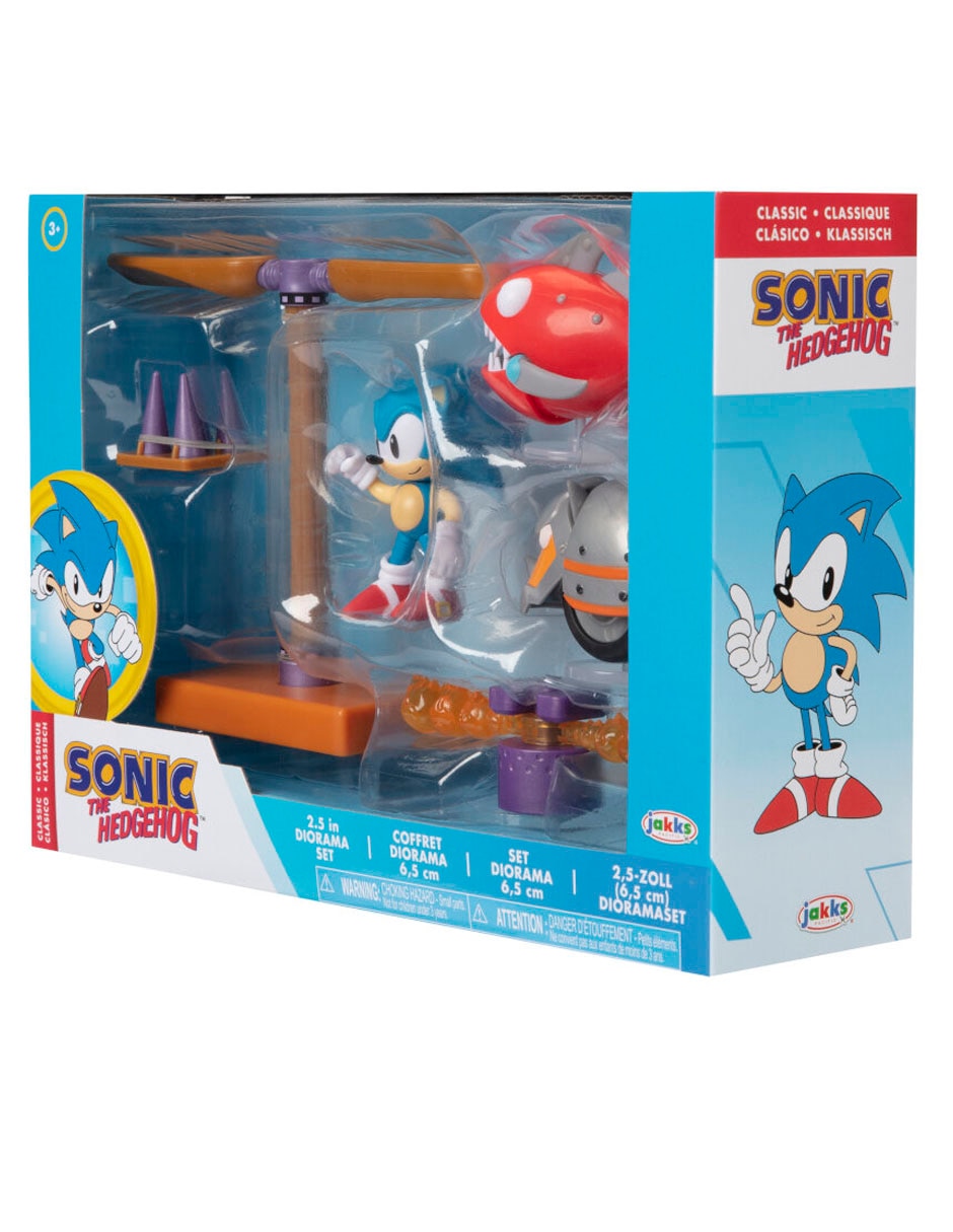 Set figuras acción articulada Sonic Boom Sonic The Hedgehog collectors con movimiento 10