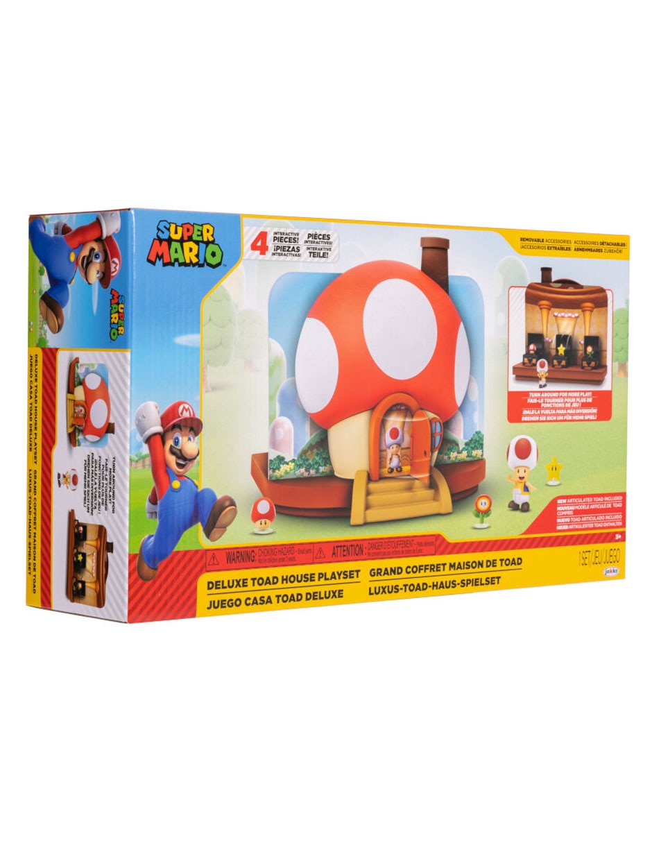 Play set vehículos Deluxe House Toad 13