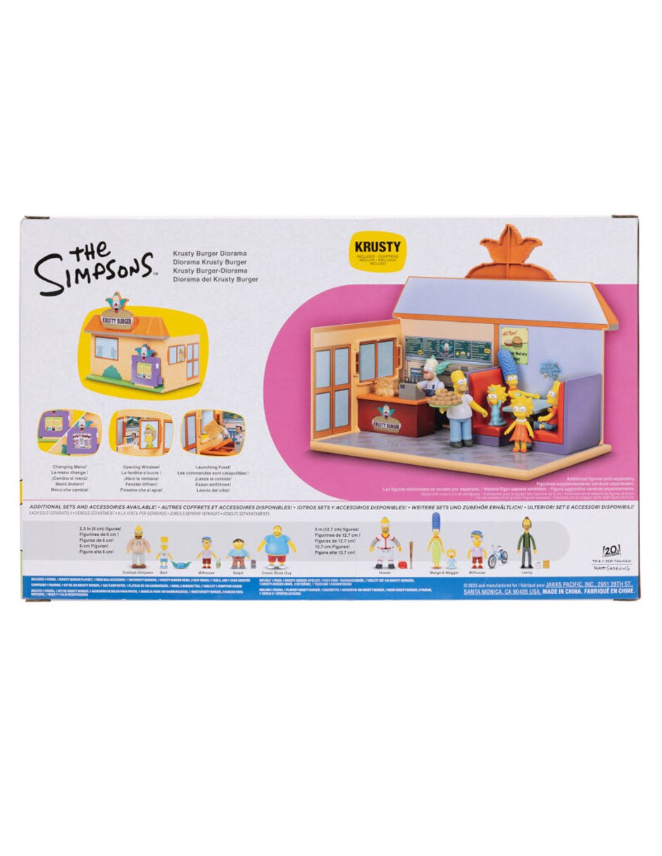 Set figuras de juguete The Simpsons Krusty el payaso 13