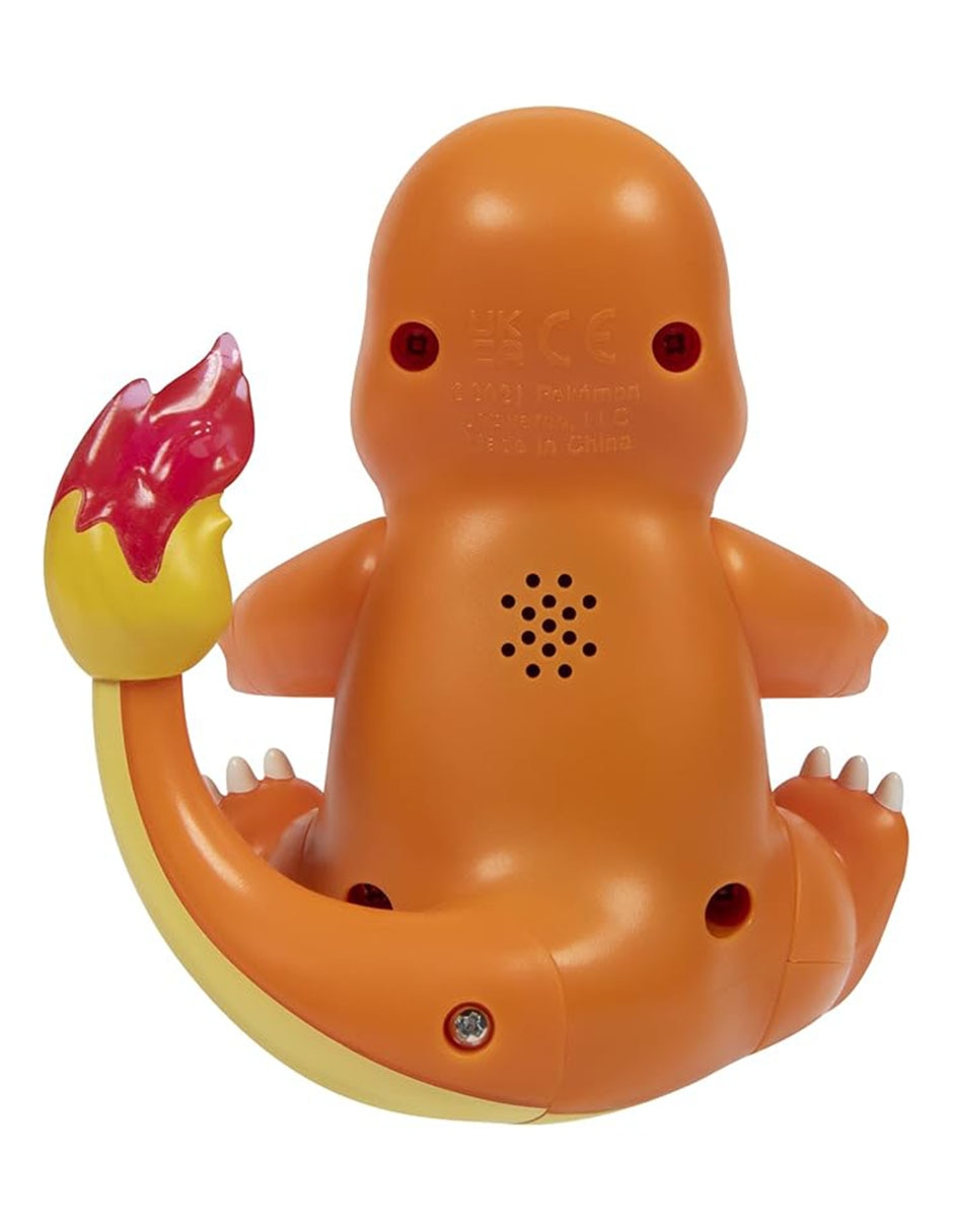 Figura de acción articulada Pokémon Charmander collectors con movimiento, luz y sonido 2