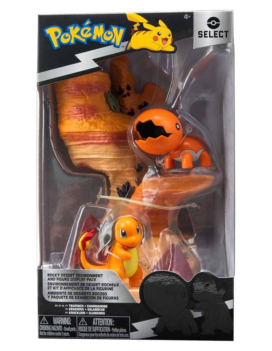 Set figuras Pokémon Rocky Desert Environment collectors 6