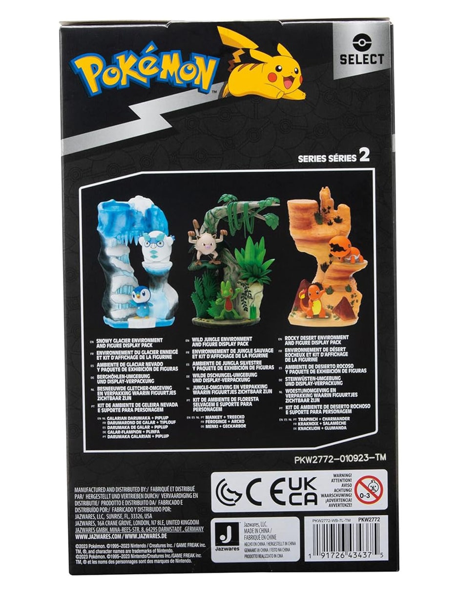 Set figuras Pokémon Rocky Desert Environment collectors 7