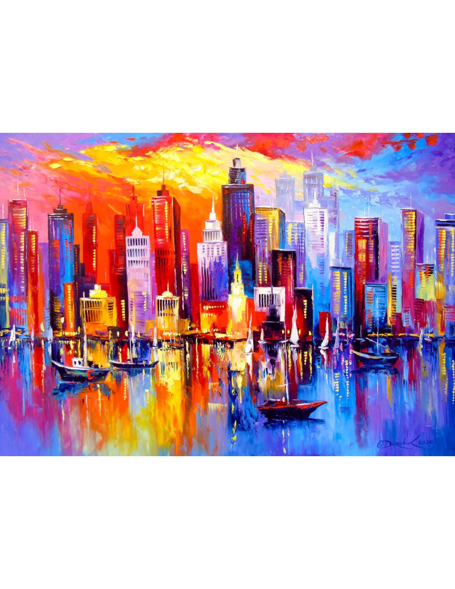 Rompecabezas New York City Noche Neoyorkina 1000 piezas 2