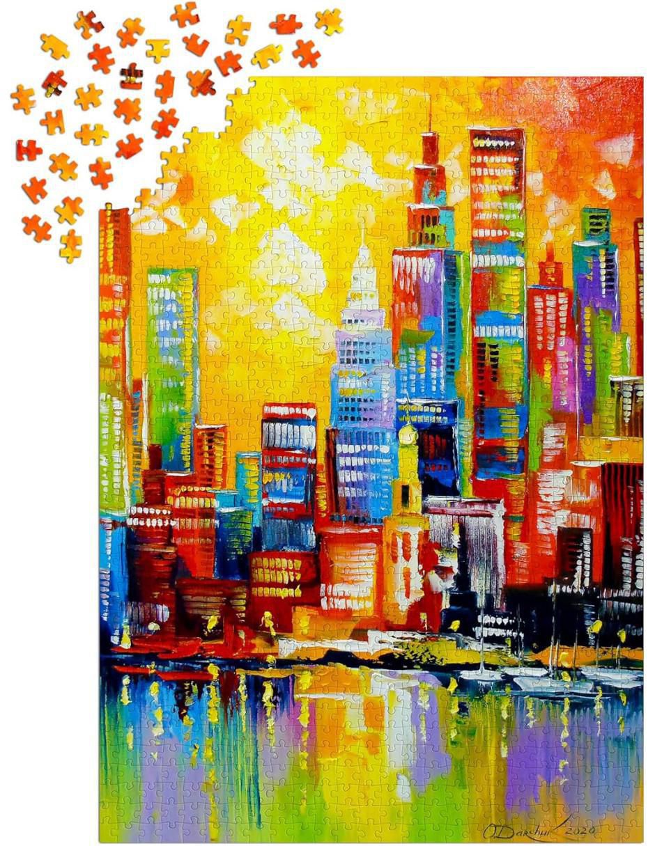 Rompecabezas New York City Nueva York Brillante 1000 piezas 3