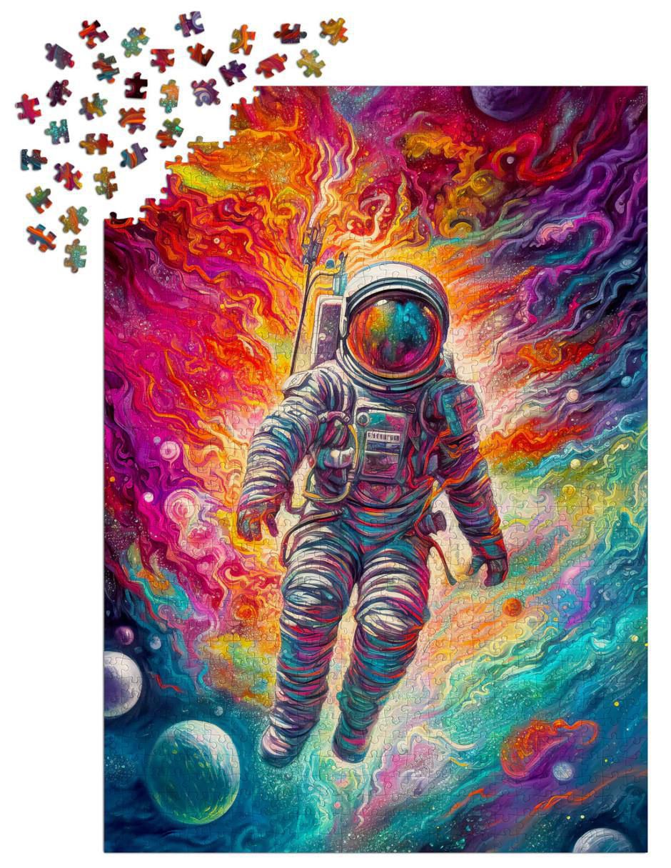 Rompecabezas Nasa Espacio Gravedad Cero 1000 piezas 3