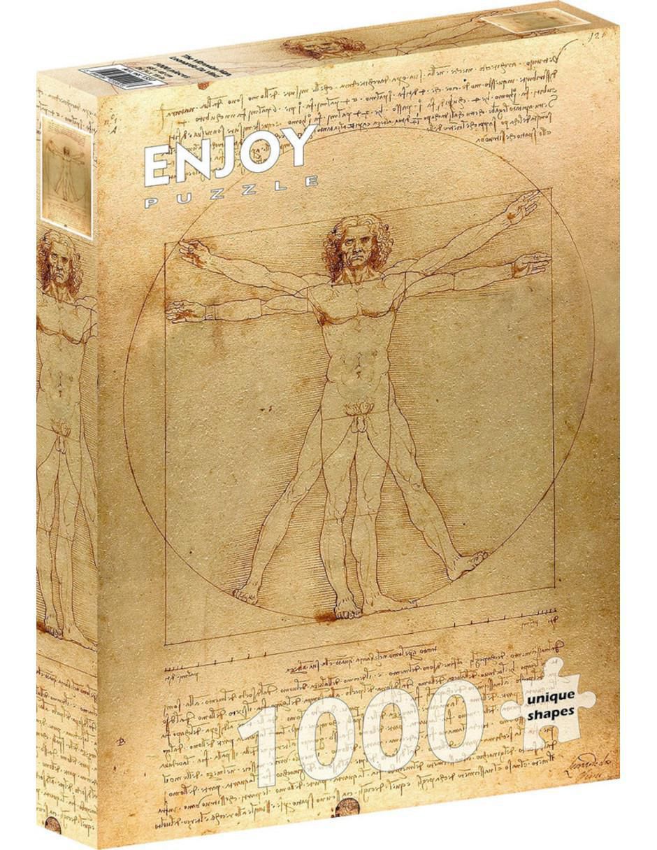 Rompecabezas Leonardo da Vinci - El Hombre de Vitruvio 1000 piezas Rompecabezas Leonardo da Vinci - El Hombre de Vitruvio 1000 piezas