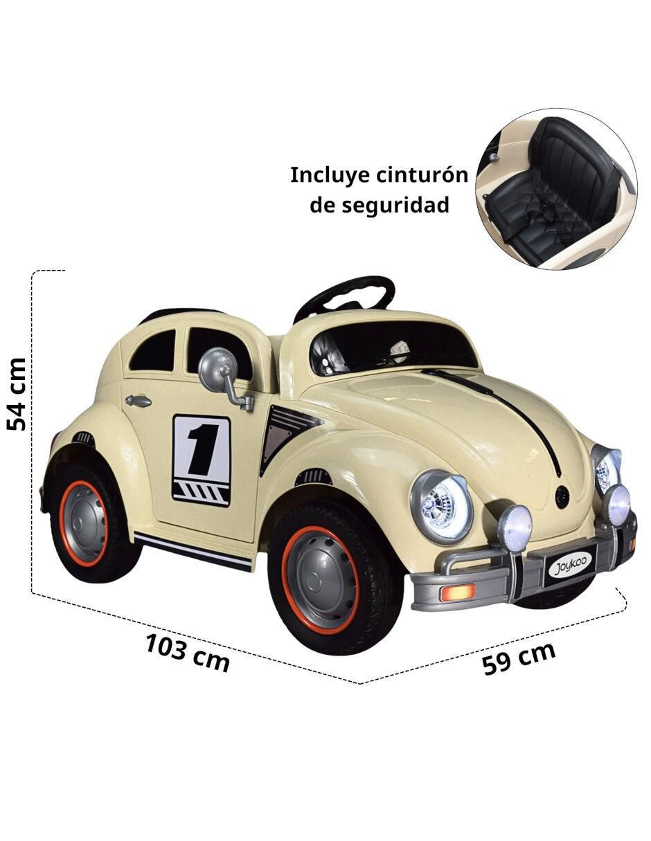 Automóvil montable Joykoo Diseño vochito recargable
