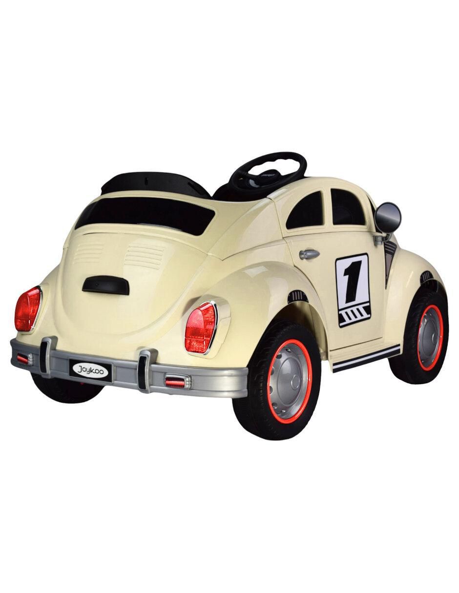 Automóvil montable Joykoo Diseño vochito recargable