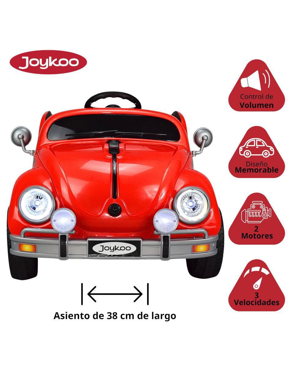 Automóvil montable Joykoo Diseño vochito recargable