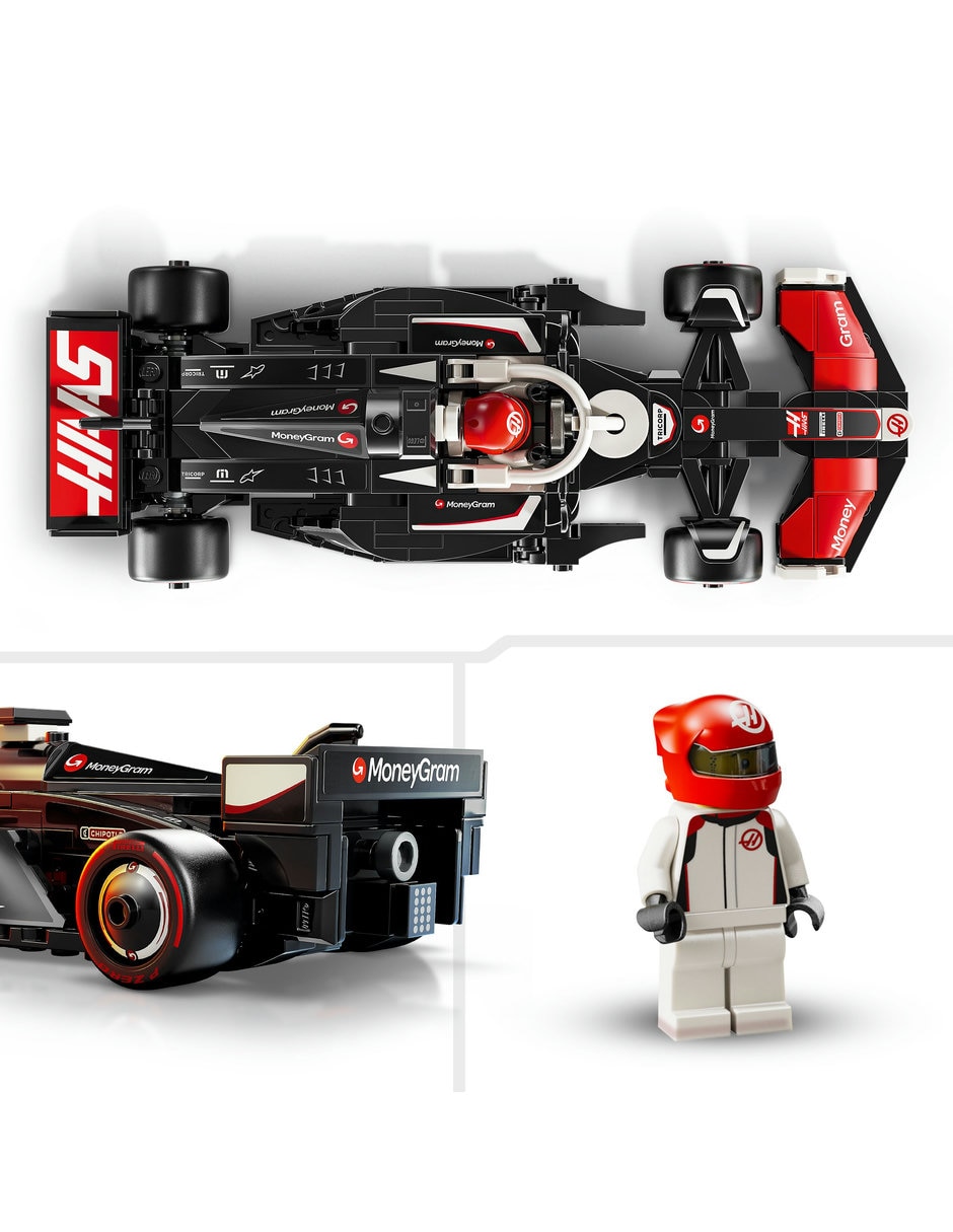 Speed Champions Auto de Carreras MoneyGram Haas F1 Team VF-24 77250 6