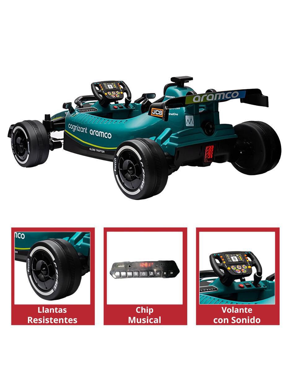 Automóvil montable Aston Martin Formula 1 Aramco recargable 3