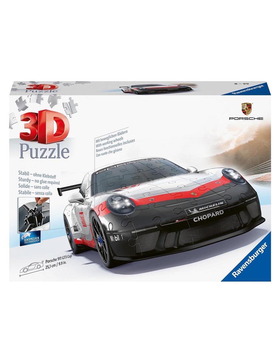Rompecabezas Porsche 911 3d 152 piezas Rompecabezas Porsche 911 3d 152 piezas
