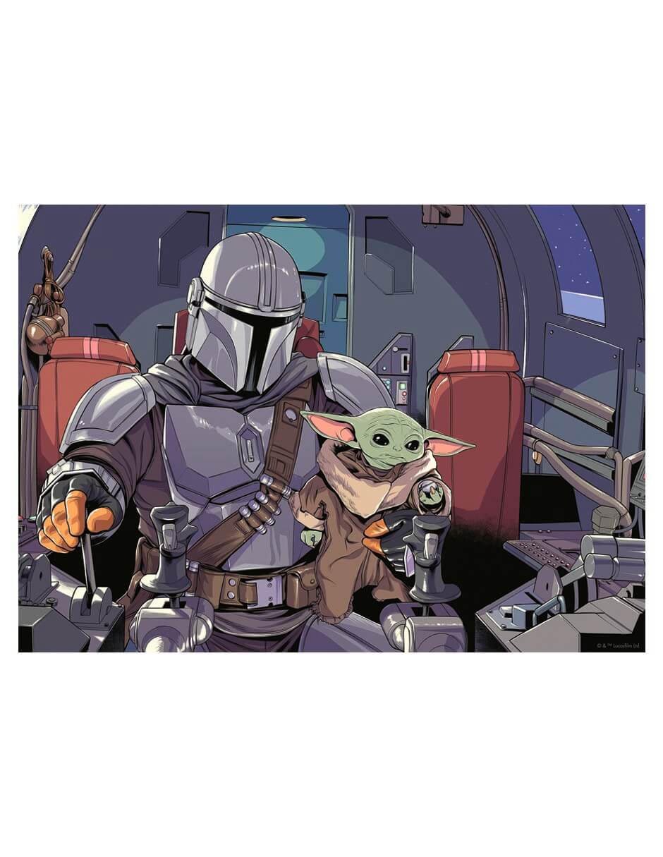 Rompecabezas Star Wars Mandalorian 1000 piezas 2