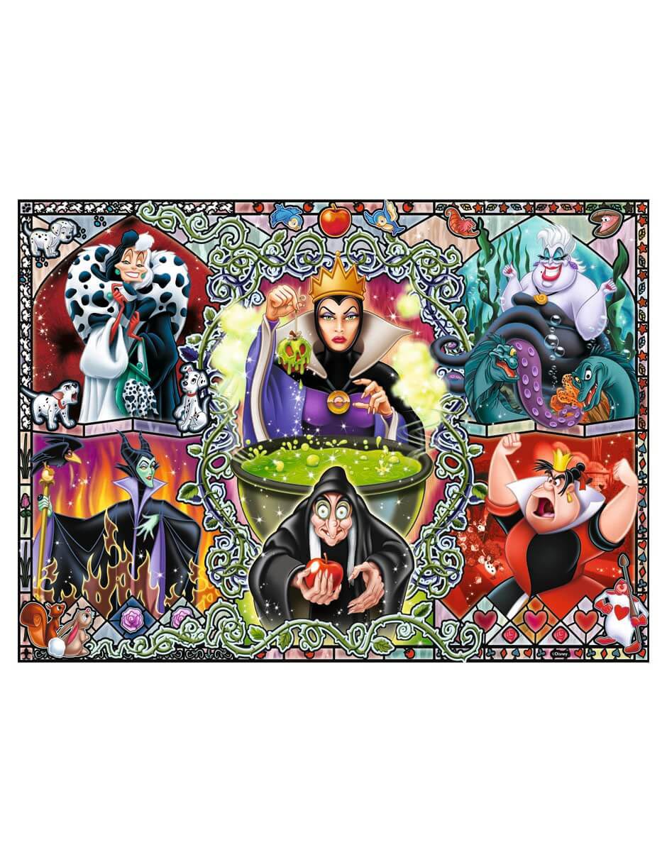Rompecabezas Disney Villanos 1000 piezas 4