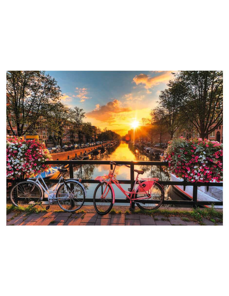 Rompecabezas Bicicletas en Amsterdam 1000 piezas 4