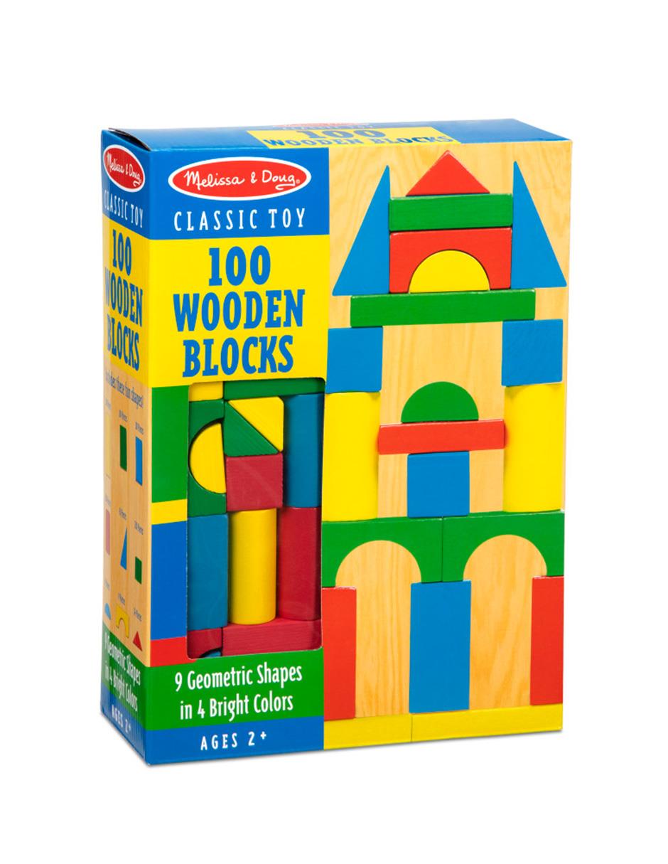 100 Bloques de madera