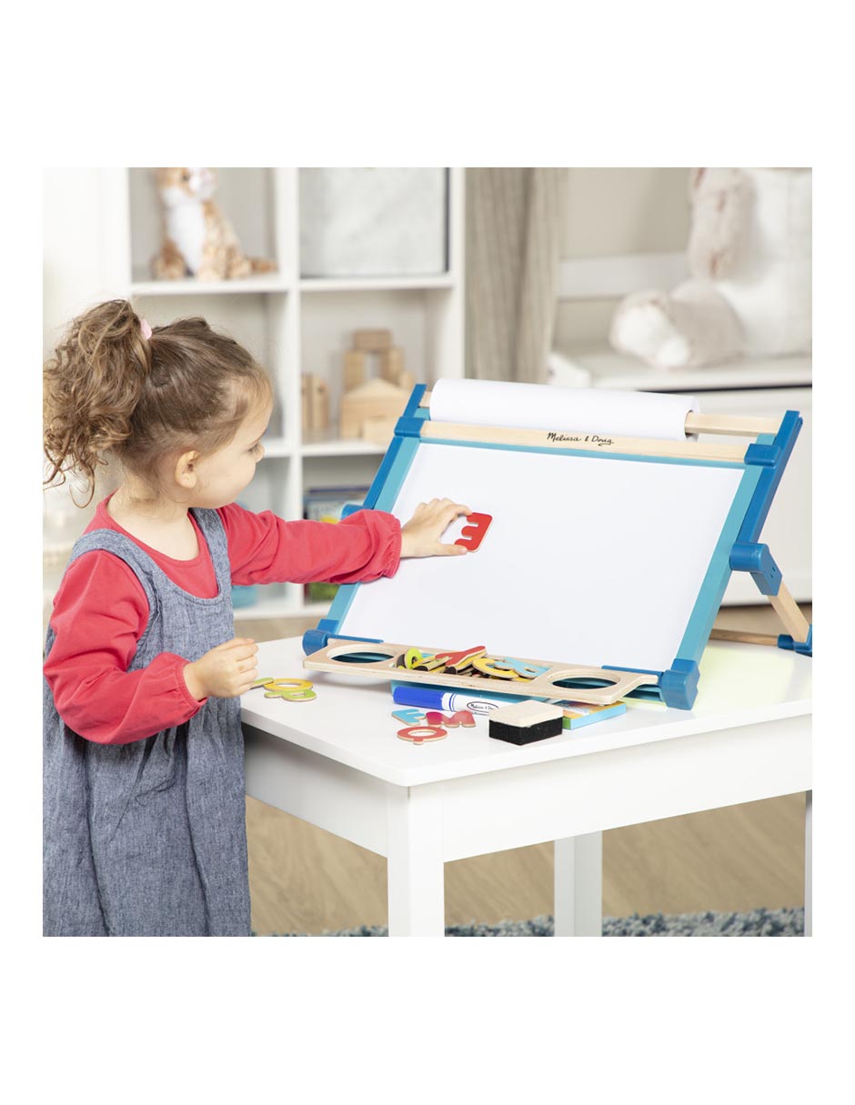 Magnetic Tabletop Easel juego arte y manualidades infantil unisex 3