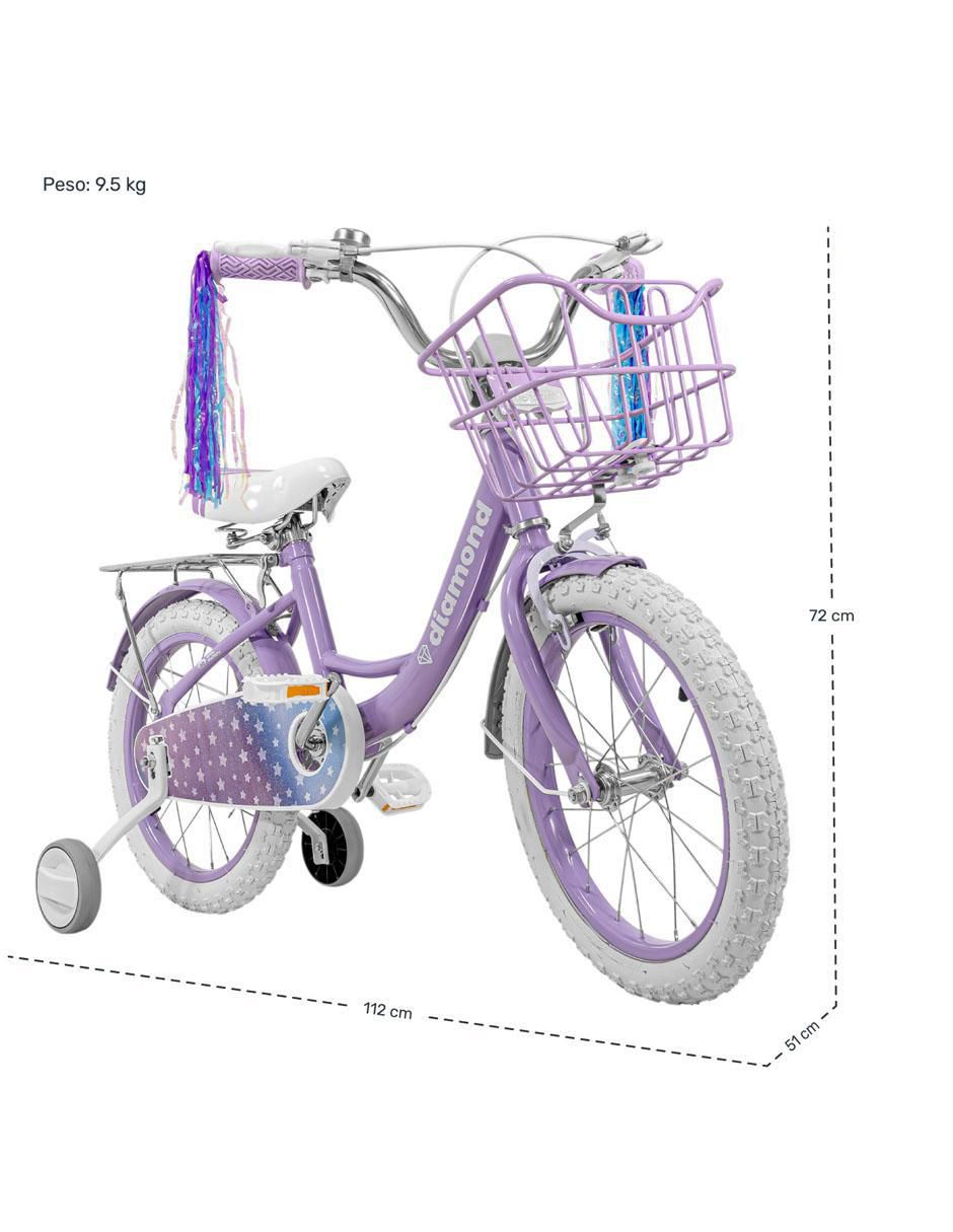 Bicicleta infantil rodada 16 unisex 6