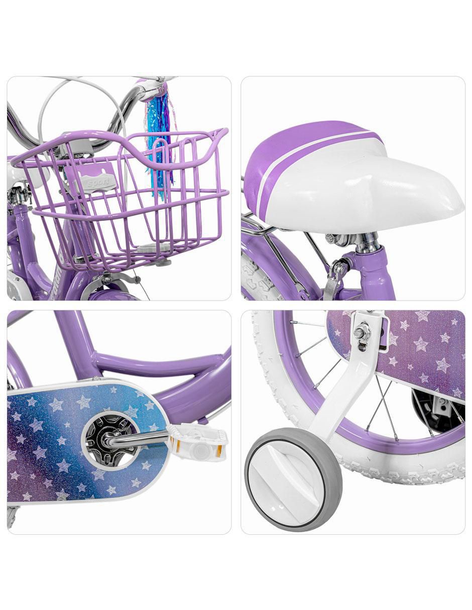 Bicicleta infantil rodada 16 unisex 3