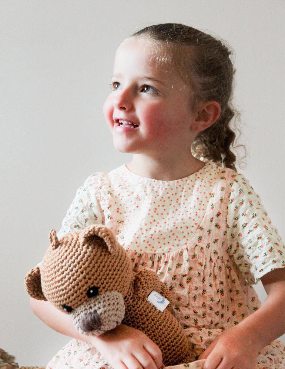 Peluche de oso hecho a mano de 30 cm 3