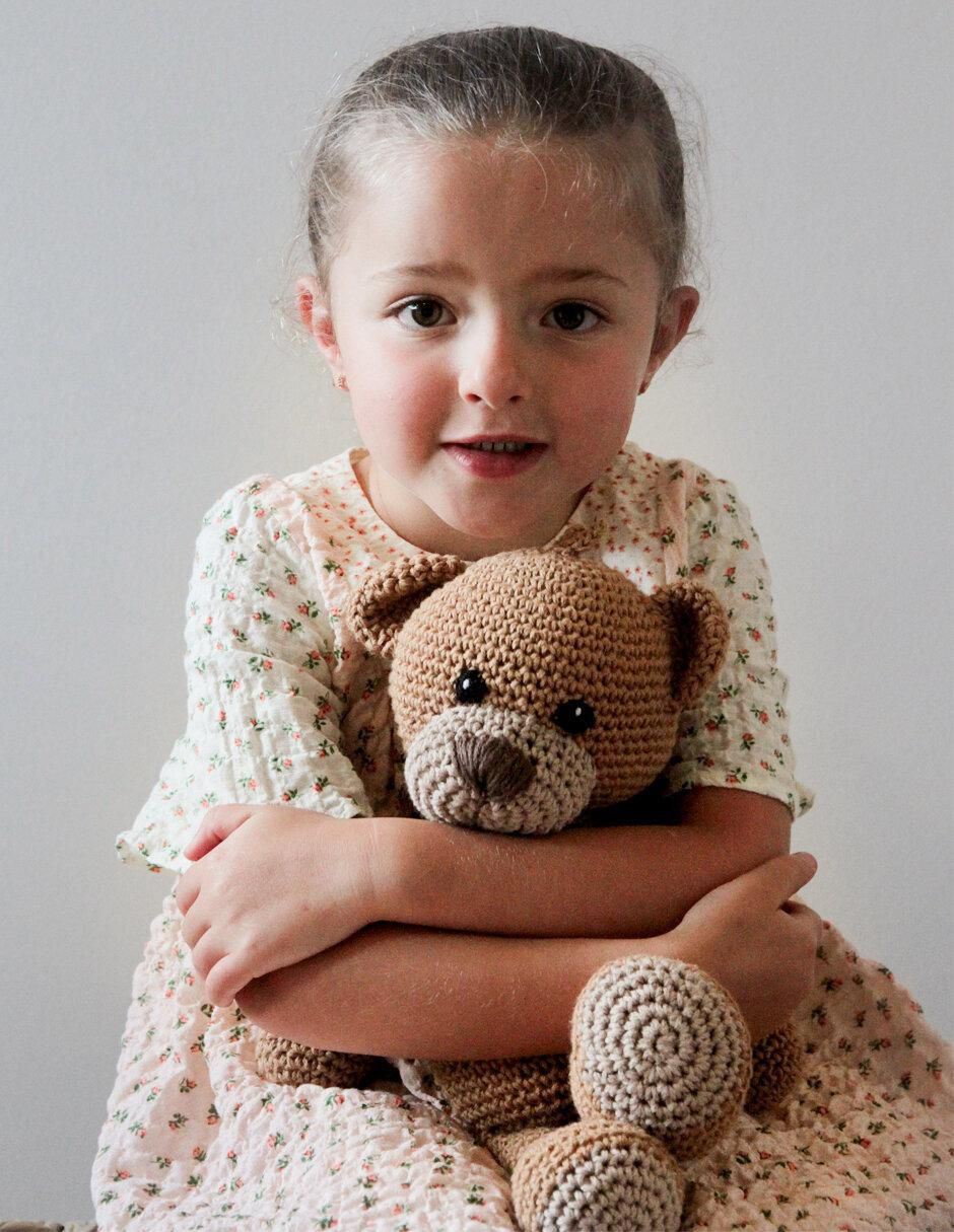 Peluche de oso hecho a mano de 30 cm 4