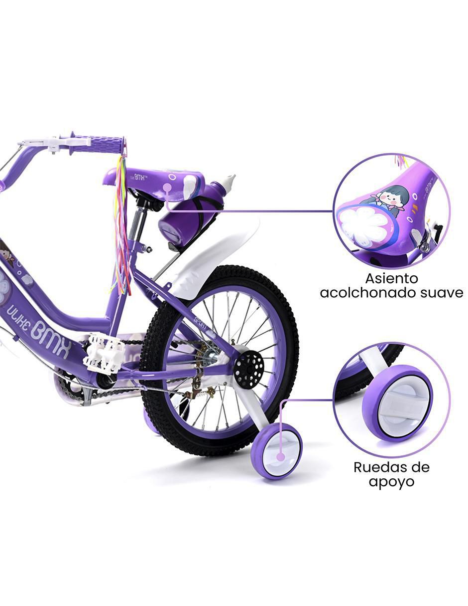Bicicleta infantil wondrus "rodada" 16 sin familia o colección  "para" niña