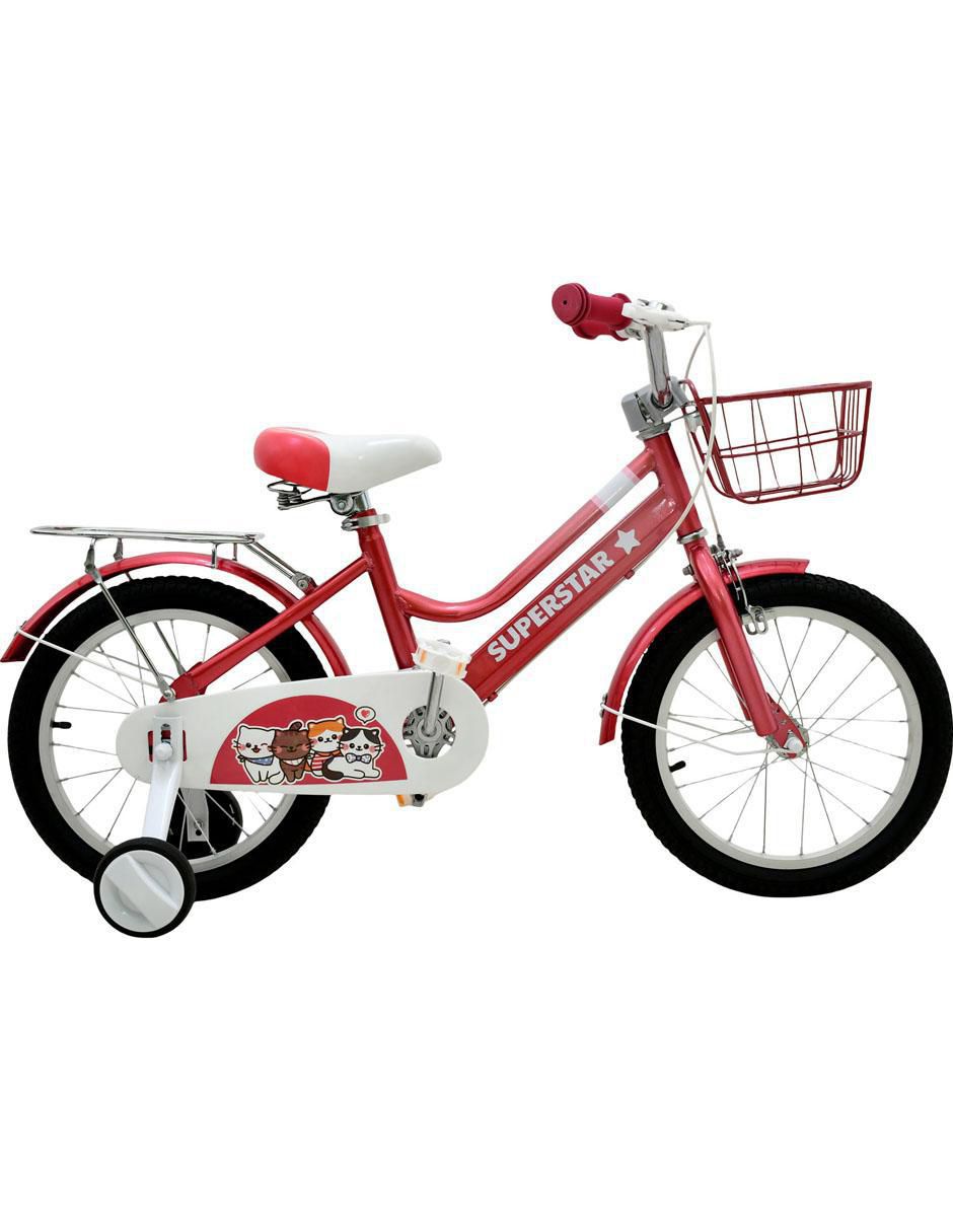 Bicicleta infantil rodada 16 unisex 2