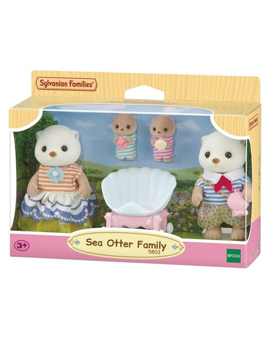 Set muñecas Sea Otter Family