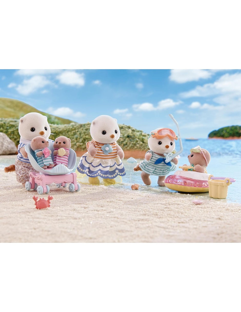 Set muñecas Sea Otter Family 2
