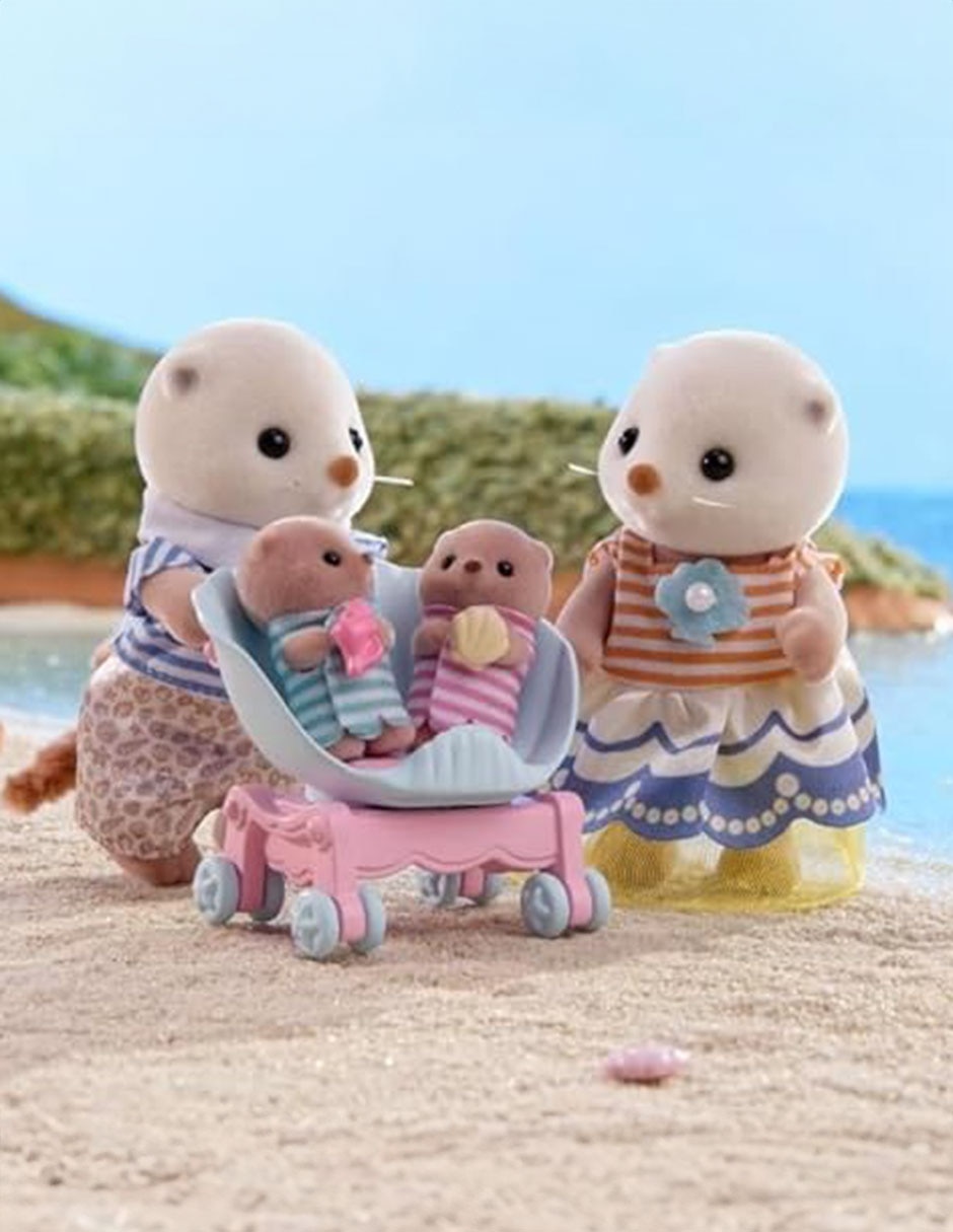Set muñecas Sea Otter Familly 2