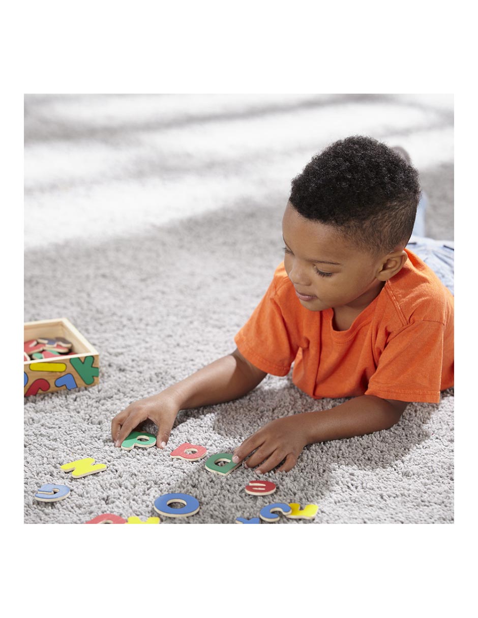 Set juego SM Melissa & Doug MDT MGA Alfabeto Magnético 3