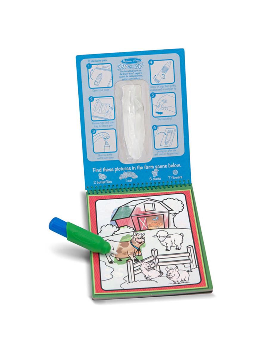Set juego SM Melissa & Doug MAC APO Water Wow - Animales 2