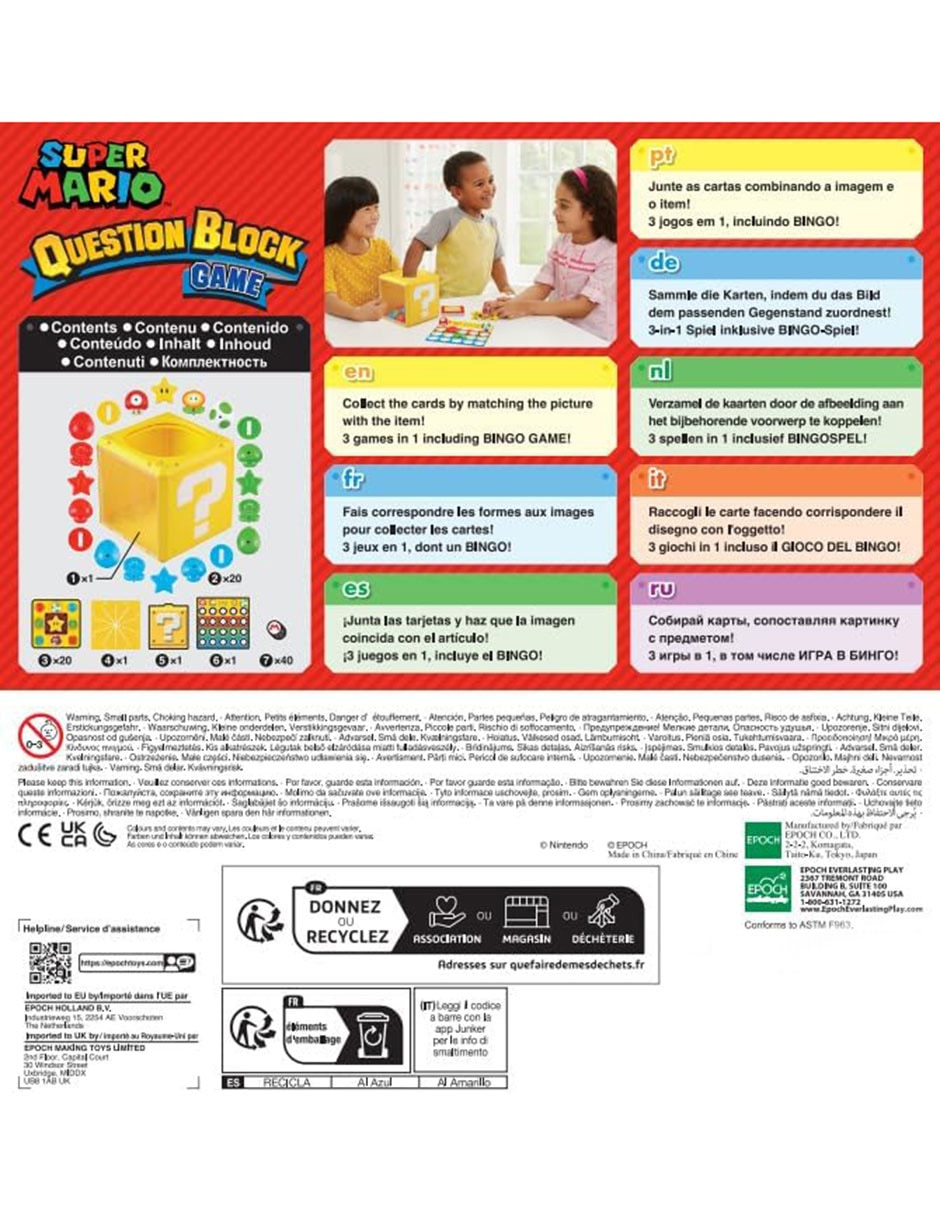 Juego de mesas Question Bloque Game s 6