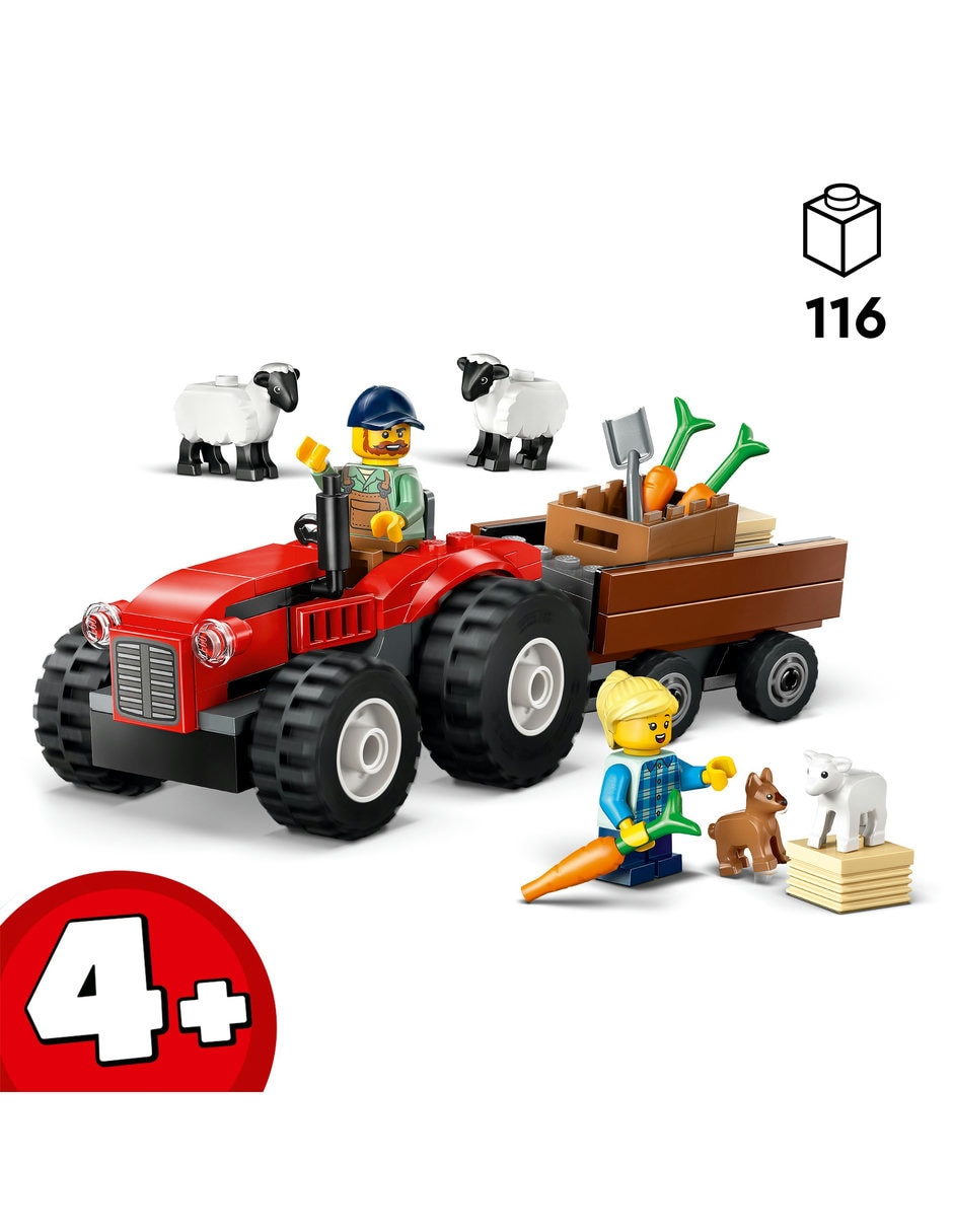 Tractor con Remolque y Oveja 60461 2