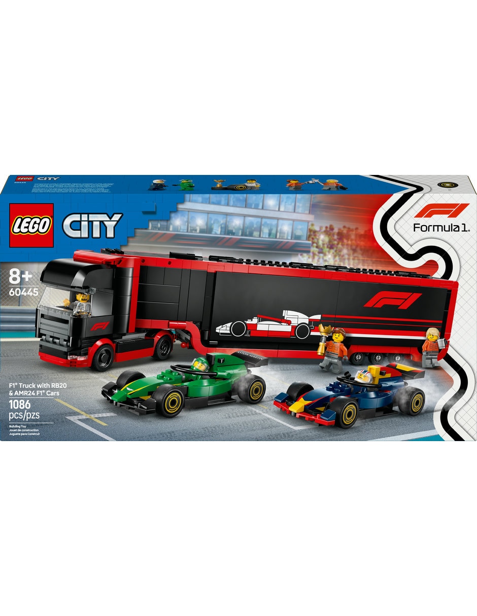 F1 Truck with RB20 & AMR24 F1 Cars 60445 5