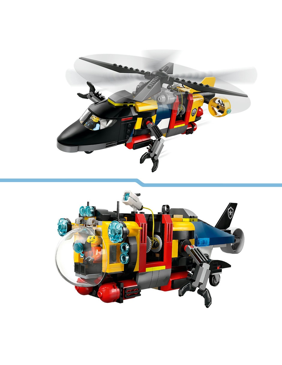 Remix: Helicóptero, Camión de Bomberos y Submarino 60462 2