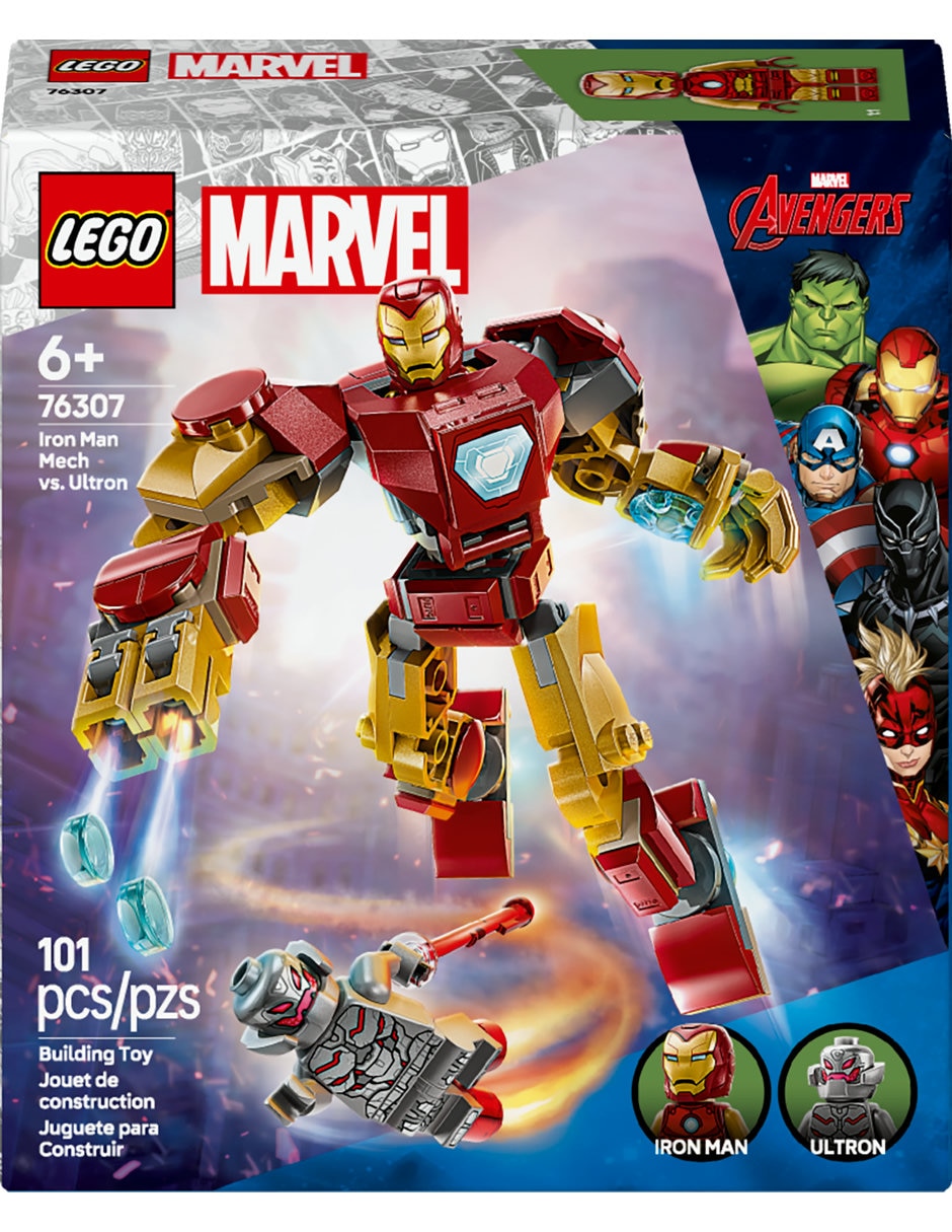 Avengers Armadura Robótica de Iron Man vs. Ultrón 76307 Marvel 3