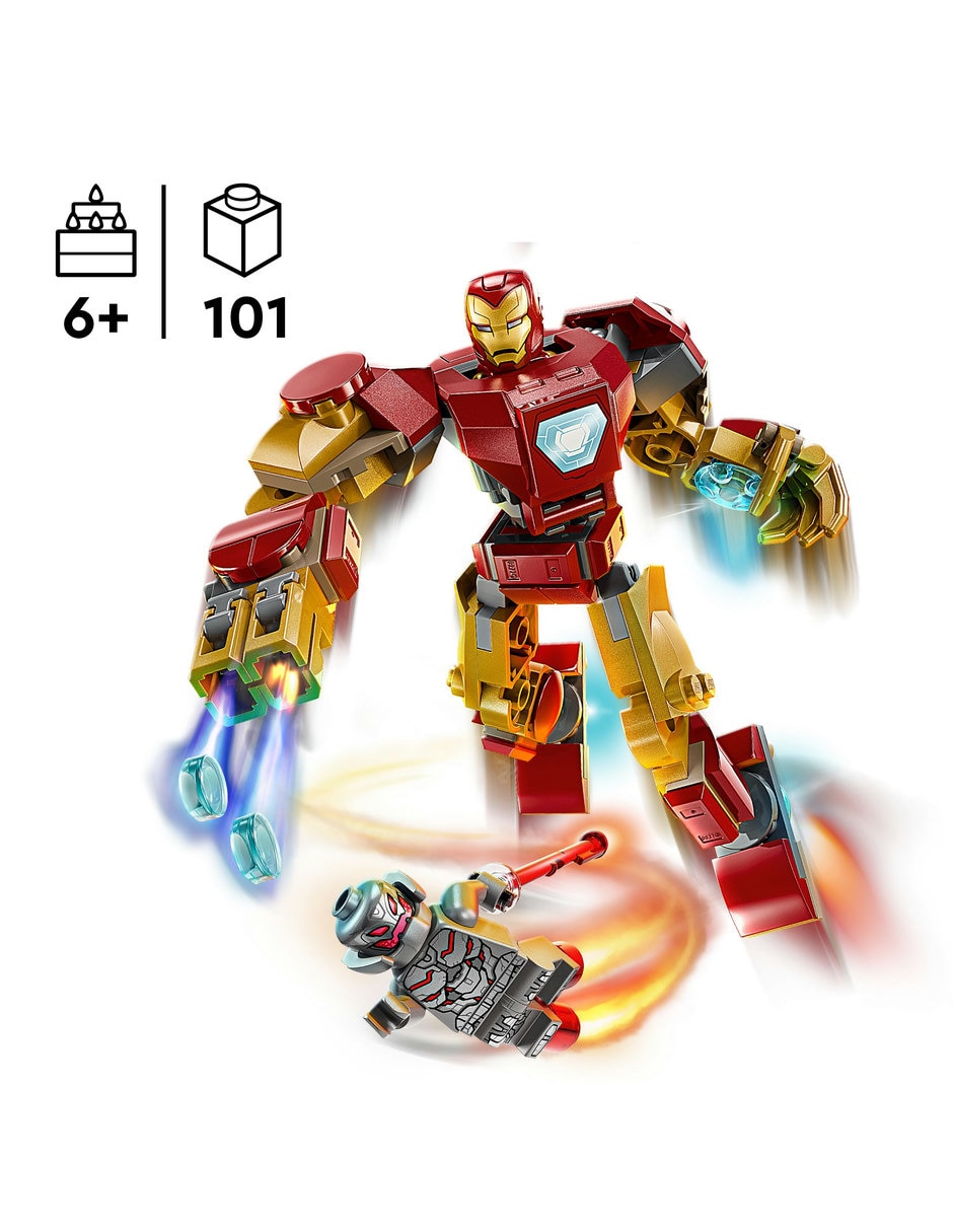 Avengers Armadura Robótica de Iron Man vs. Ultrón 76307 Marvel 6