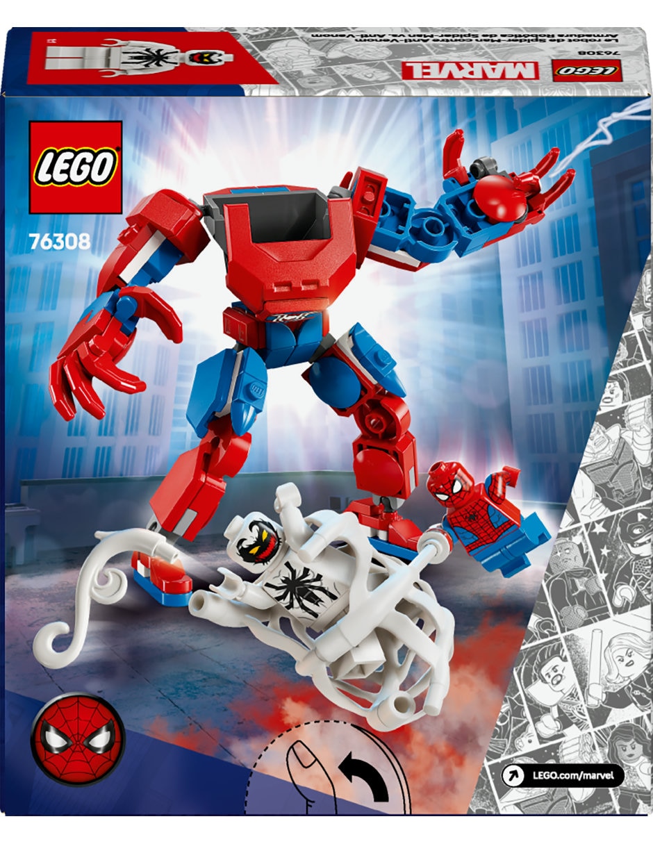 Marvel Spider-Man Mech vs Anti Venom 76308 2