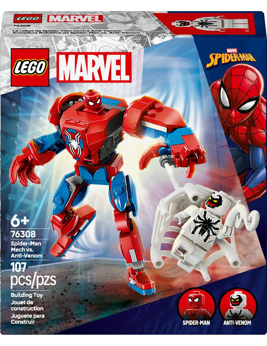 Marvel Spider-Man Mech vs Anti Venom 76308 3
