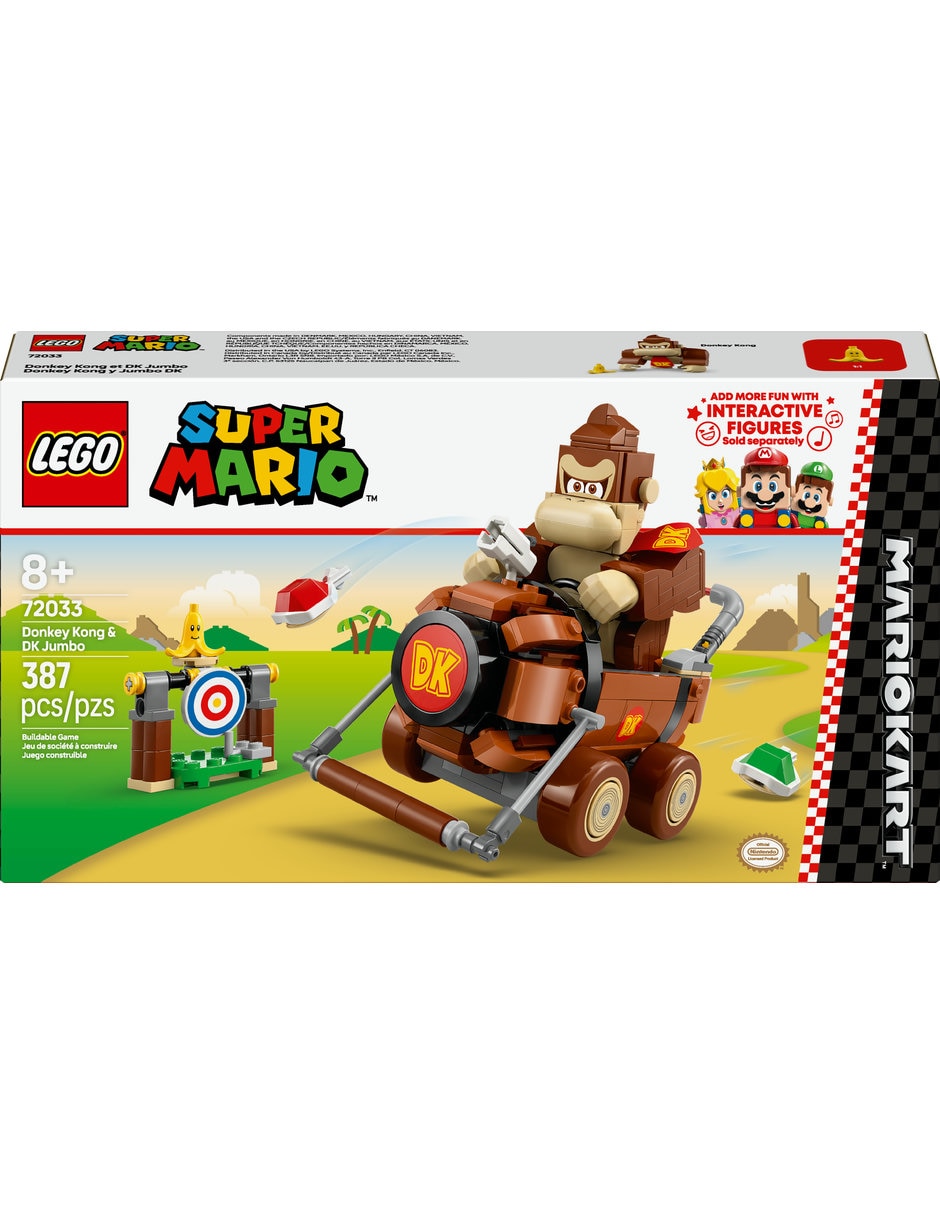 Lego Super Mario Mario Kart: Donkey Kong y Jumbo DK 72033 Toys