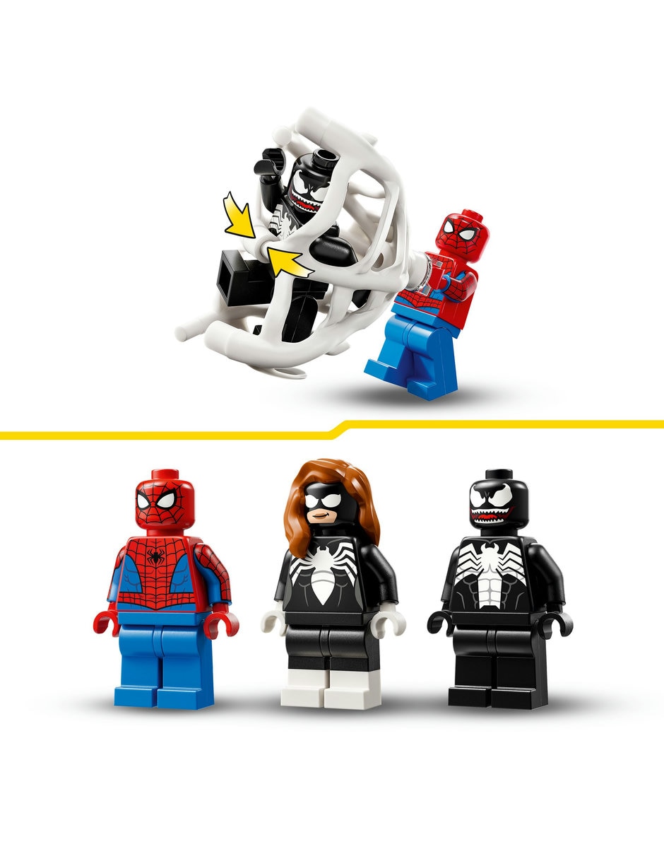 Marvel Spider-Man vs. Auto Brutal de Venom 76309 2