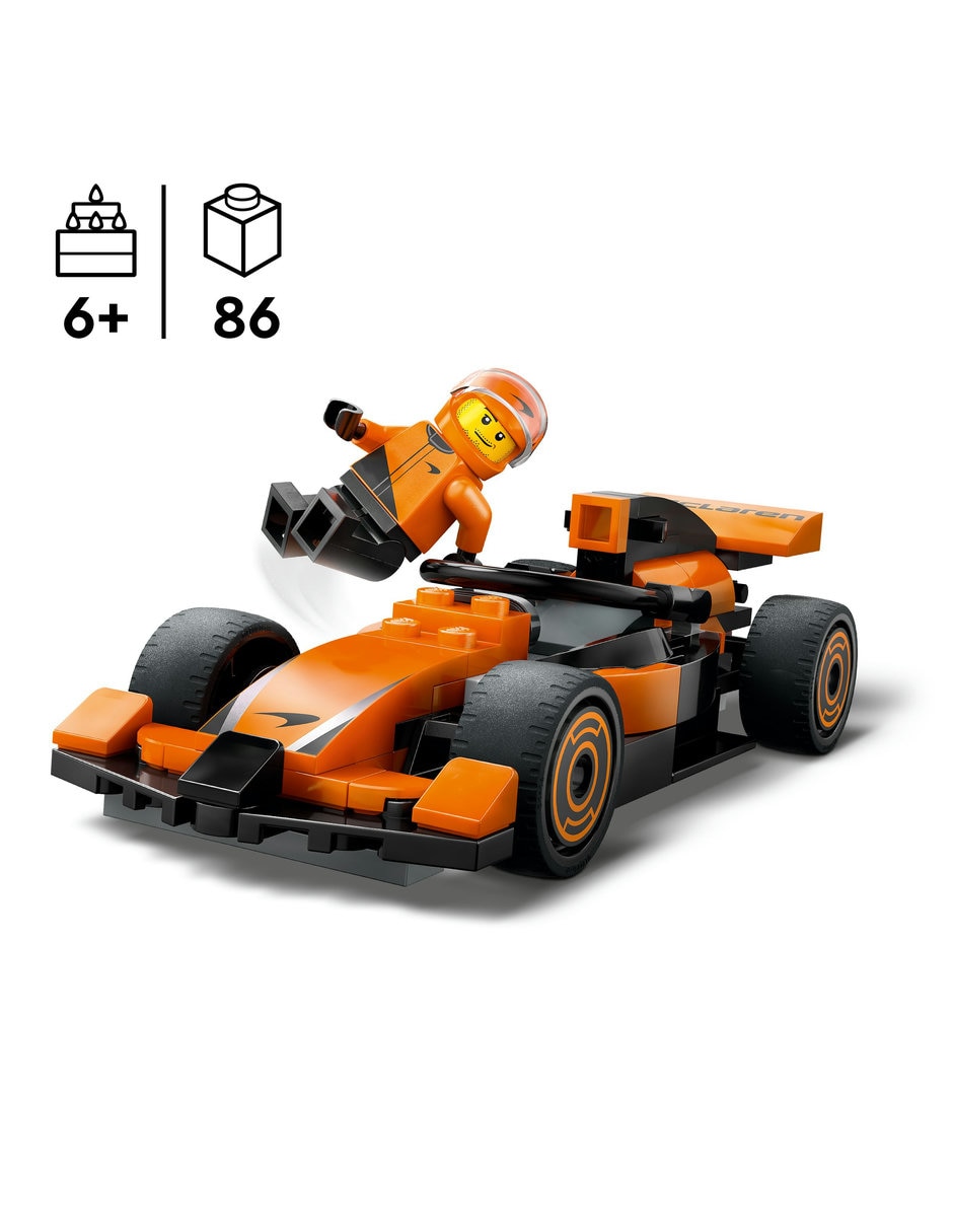 F1 Driver with McLaren Race Car 60442 6