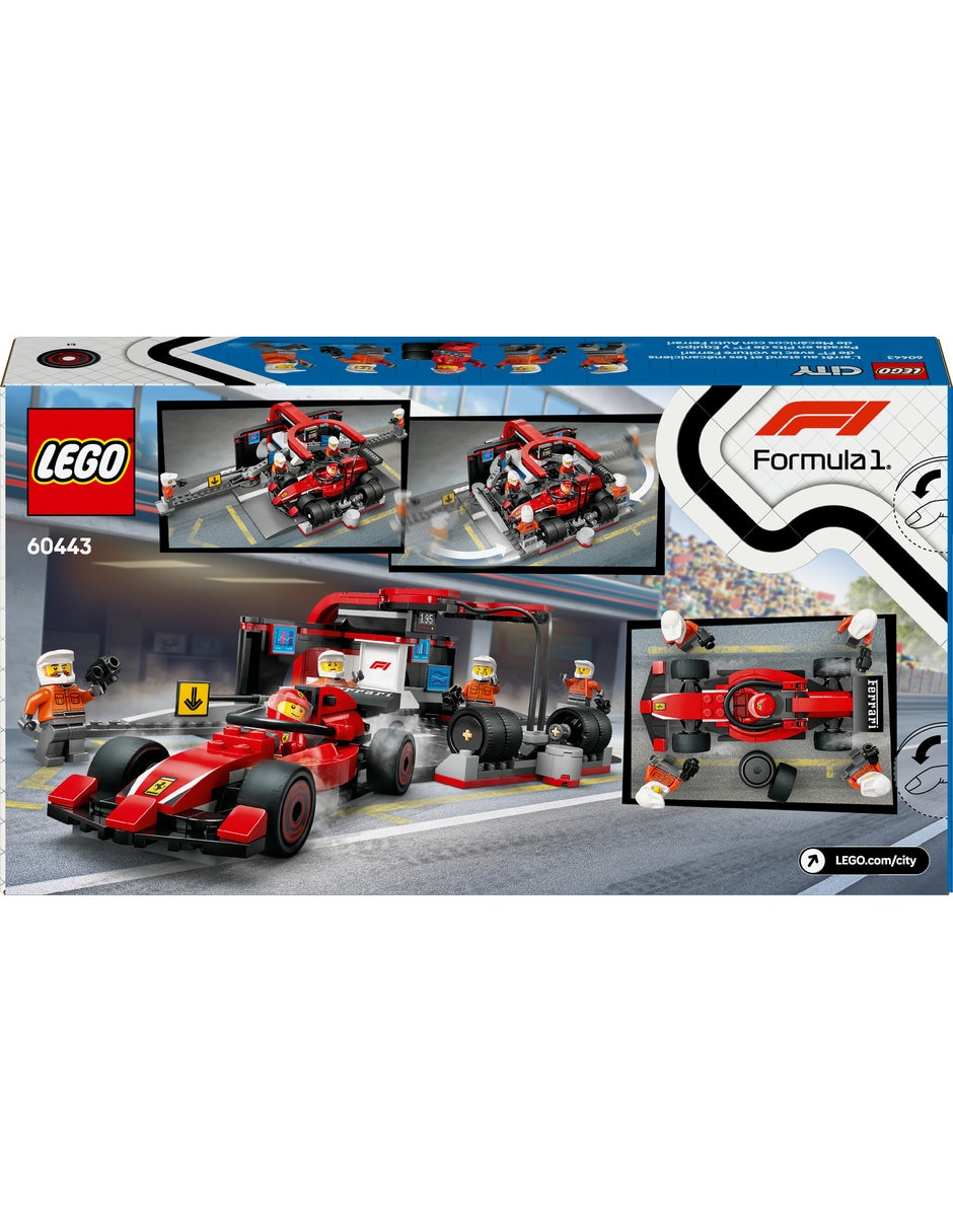 Parada en Boxes de F1 y Equipo de Mecánicos con Coche Ferrari 60443 3