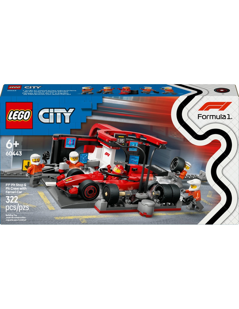 Parada en Boxes de F1 y Equipo de Mecánicos con Coche Ferrari 60443 4