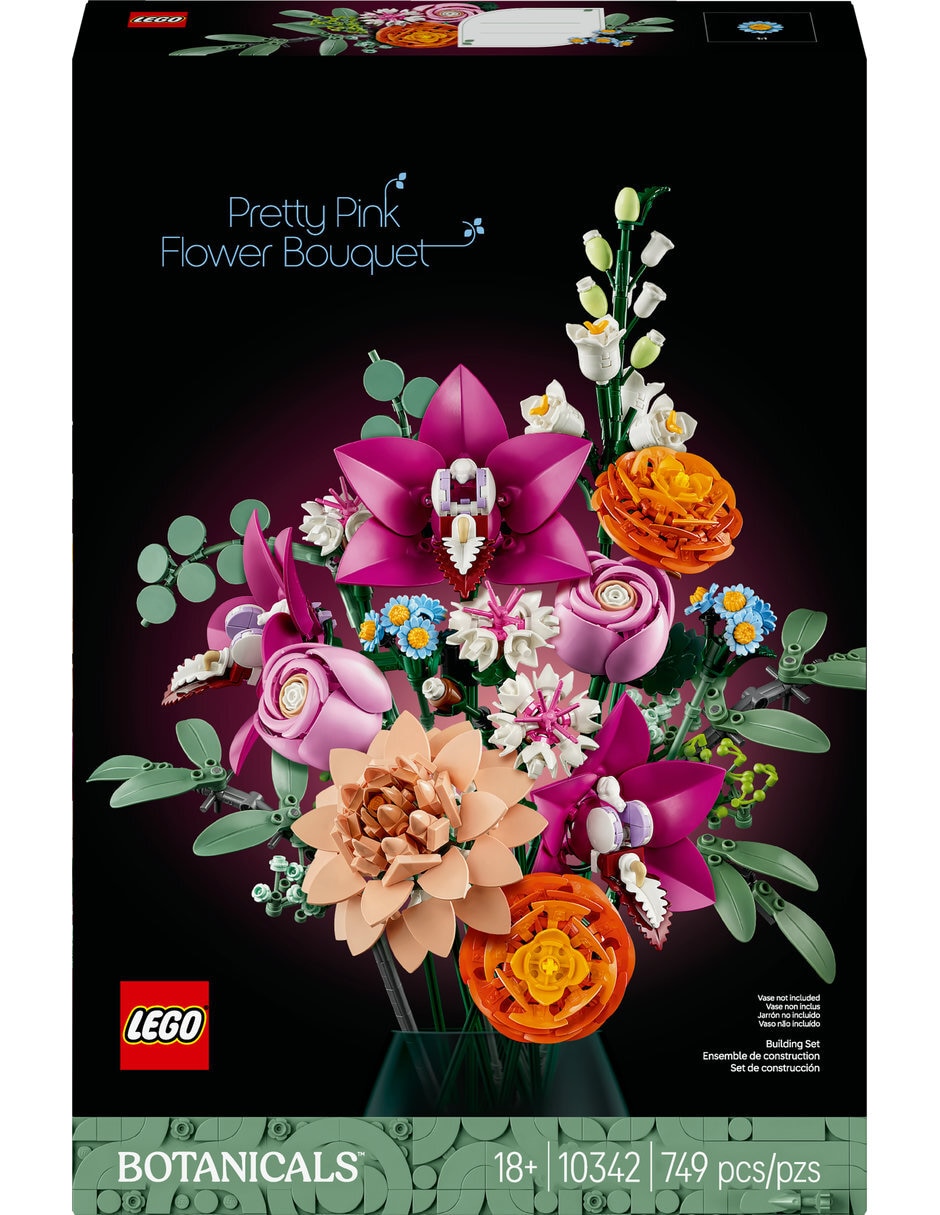 LEGO Ramo de Flores Fantasía en Rosa 10342 7